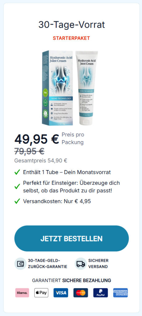 Veluflex Gelenk Creme für Beweglichkeit und Komfort im Alltag